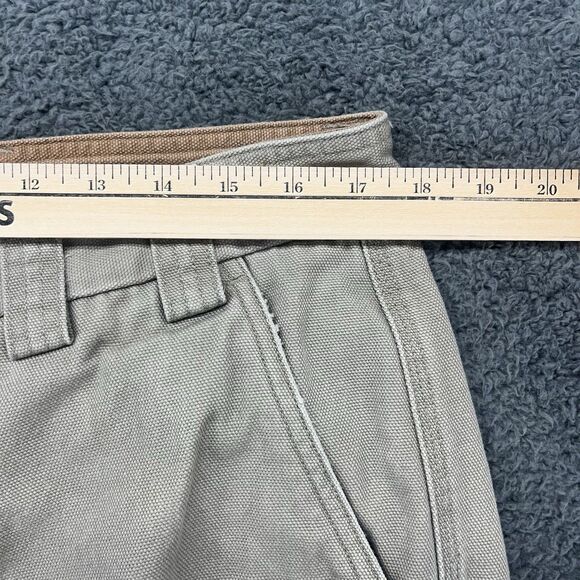 Duluth Trading Co. Fire Hose Khakis Beige Pants Mens TAG 36 Fits 36 x 28 - Picture 2 of 6